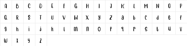 Harmonia FREE Regular  glyph index