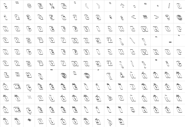 FZ UNIQUE 32 HOLLOW LEFTY Normal  glyph index