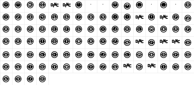 GoGo Regular  glyph index