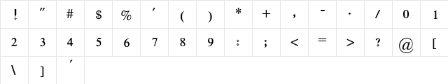 Amnon-Animals Amnon-Animals  glyph index