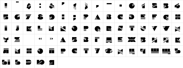 DG_Sinaloa Normal  glyph index