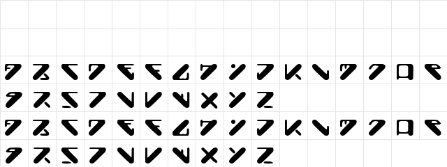 Stapler Pin Regular  glyph index