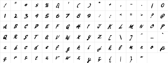 TREE SHOOTS Regular  glyph index