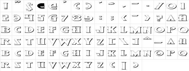 Wolf's Bane Expanded Outline ExpandedOutline  glyph index