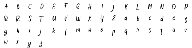 Hagos FREE Regular  glyph index