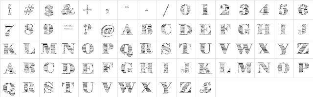 StoneStory Regular  glyph index