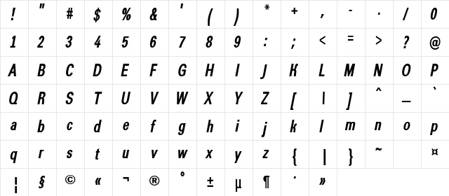 a_GroticCn BoldItalic  glyph index