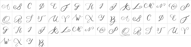 MONOGRAM C Regular  glyph index