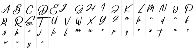 Deglas FREE Regular  glyph index