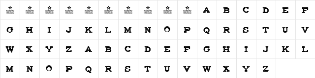 maccrap asphalt personal use Regular  glyph index