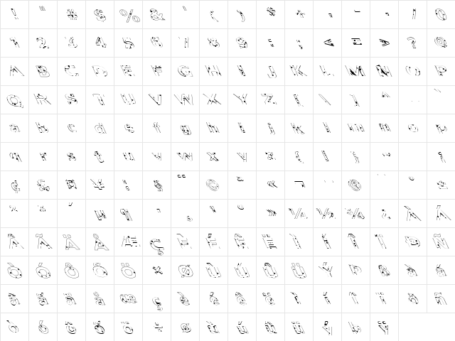 FZ BASIC 55 SPOTTED LEFTY Normal  glyph index