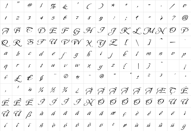 MysoulOne ROB  glyph index