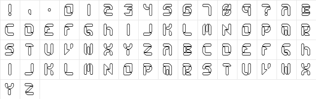 Collective RO (BRK) Regular  glyph index