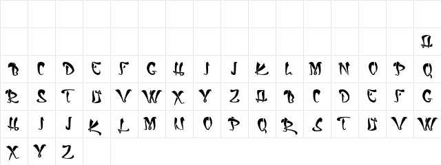 Satampra Demo Regular  glyph index