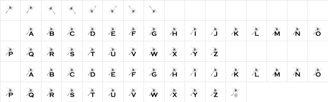 KR Twink Two Regular  glyph index