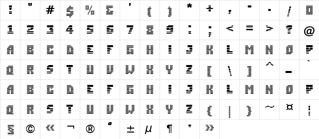 a_SimplerMrn Regular  glyph index