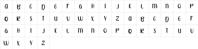 Rotter Bradly FREE Regular  glyph index