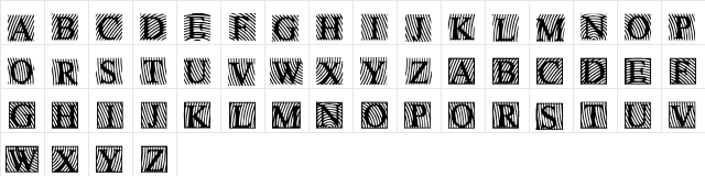 LowEngravedCapsDark Regular  glyph index