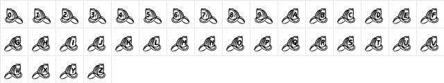 Fire Helmet Regular  glyph index