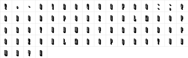 Alexander Filled Regular  glyph index