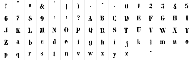 2Peas Crate 2Peas Crate  glyph index