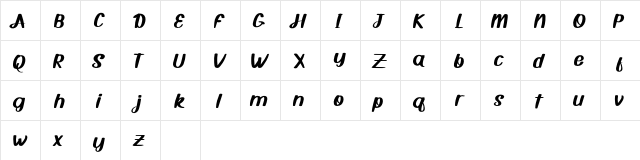 Symo Regular  glyph index