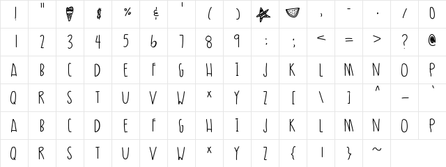 UltraMoire UltraMoire  glyph index