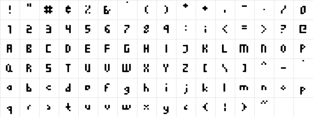 Equilibrium Normal  glyph index