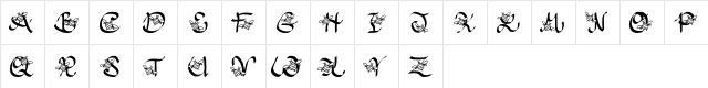 JI Honeybees Regular  glyph index