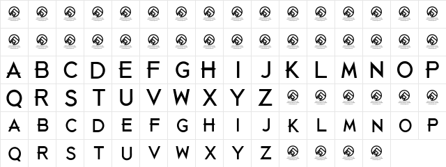 Just Die Already Black Black  glyph index