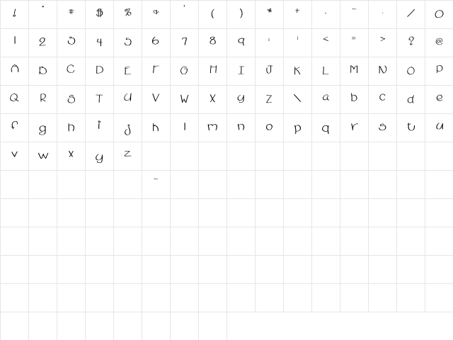 2Peas Permanent Wave 2Peas Permanent Wave  glyph index