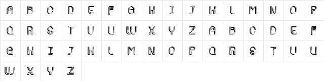 Taikun Regular  glyph index