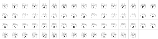 pf_xmas_package1 Regular  glyph index