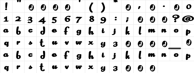 Electrolux Regular  glyph index