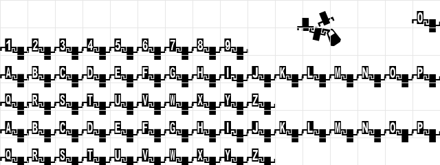 Scarbbled Row Regular  glyph index
