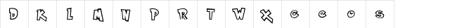 Pocket Monsters Pocket Monsters  glyph index