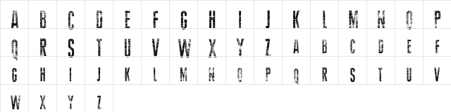 Vtks Money 2 Regular  glyph index