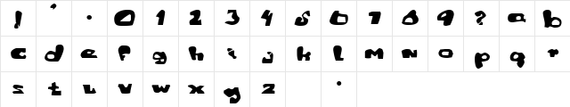 Sorvid Oddtype  glyph index