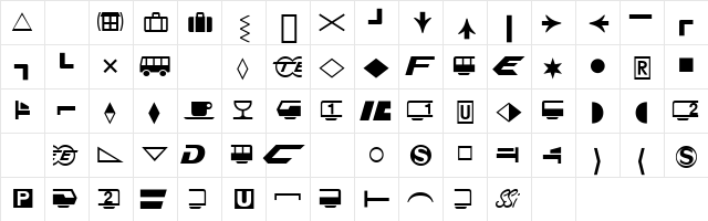 Format Pi Three SSi Regular  glyph index