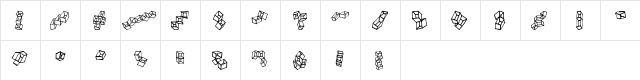 Box in a Box Regular  glyph index