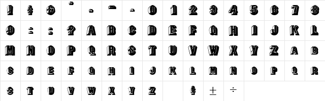 RascaSCapsSSK Regular  glyph index