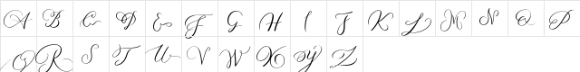 MONOGRAM V Regular  glyph index
