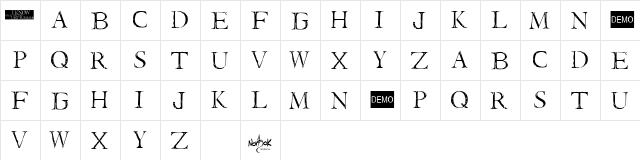 I Still Know DEMO Regular  glyph index