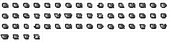 Speed of Light Regular  glyph index