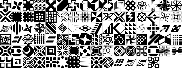 Big Storing Dingbats Regular  glyph index