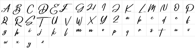 Deglas FREE Regular  glyph index