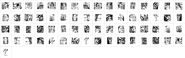 MasereelTwo Regular  glyph index