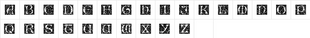 IlluminatumCaps Medium  glyph index