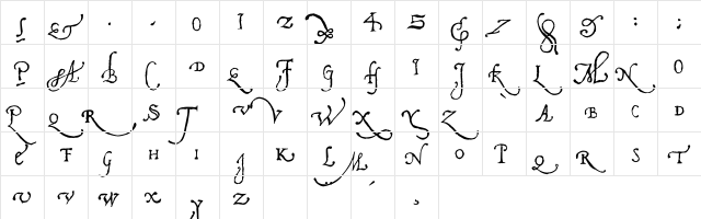 Pal Antic Regular  glyph index