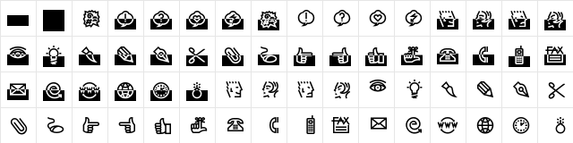 BixBats LT Std Wired Regular  glyph index